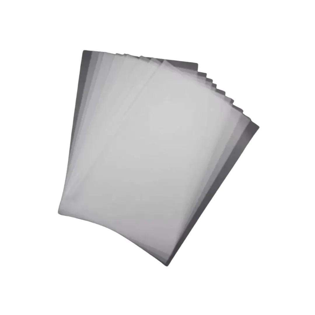 Translucent sheets of tracing paper
