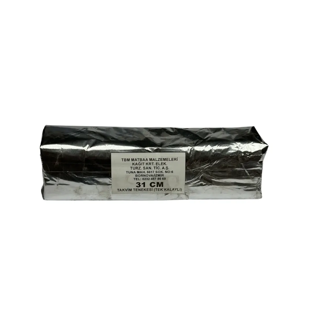 Paketlenmiş 31 cm takvim tenekeleri